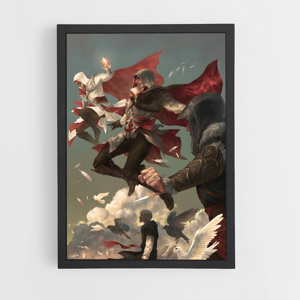 Poster Vol Assassin – affiche Assassin's Creed (vue 2)